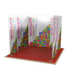 3m x 3m U shaped Modulate display stand