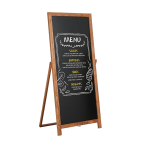 Floor Standing Wooden Chalkboard