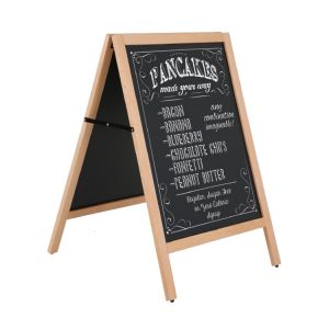 Wooden Chalkboard A Board