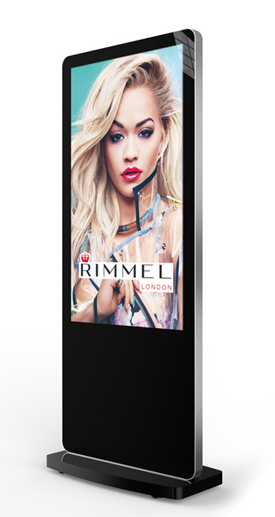 A picture of an Android Freestanding Display - available for hire